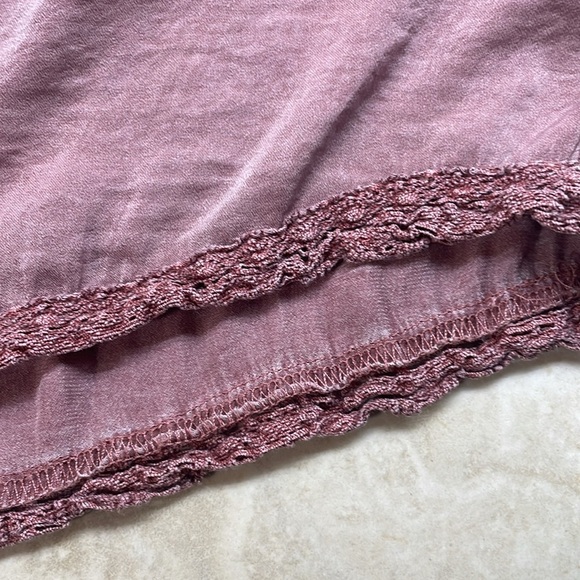 Aerie Women Romper Short Lace Silky Pockets Spaghetti Straps Sleeveless Size XS - Picture 7 of 15